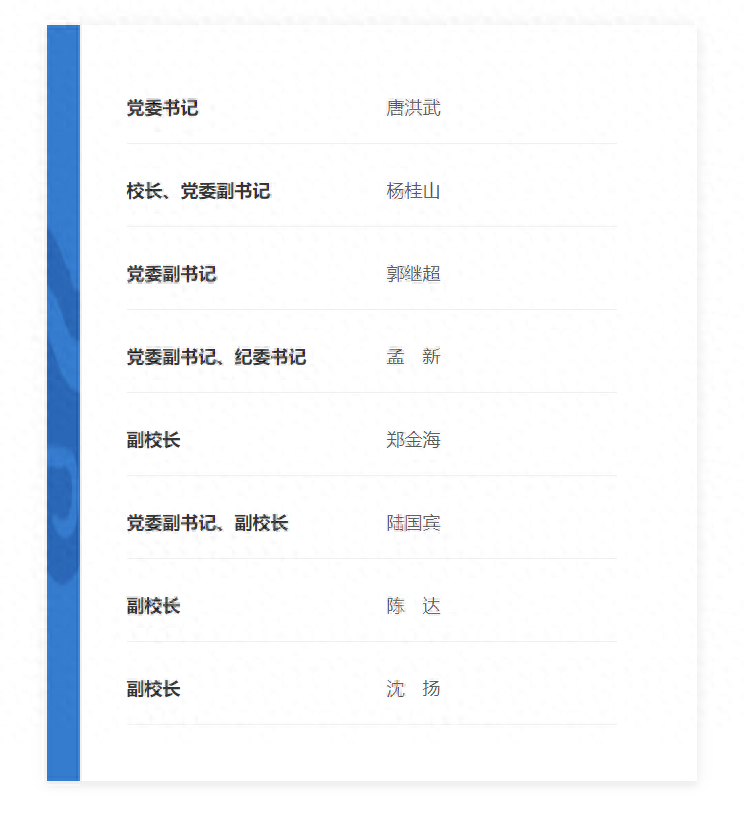 河海大学领导班子调整
